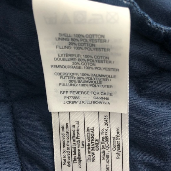 J. Crew Factory Quilted Field Jacket - Picture 3 of 7